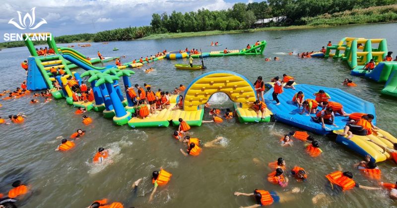 B&ograve; Cạp V&agrave;ng l&agrave; địa điểm team building quen thuộc tại Đồng Nai với kh&ocirc;ng gian s&ocirc;ng nước