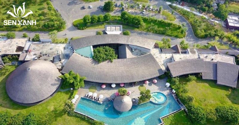 Serena Resort Kim B&ocirc;i mang phong c&aacute;ch kiến tr&uacute;c lấy cảm hứng từ văn h&oacute;a T&acirc;y Bắc