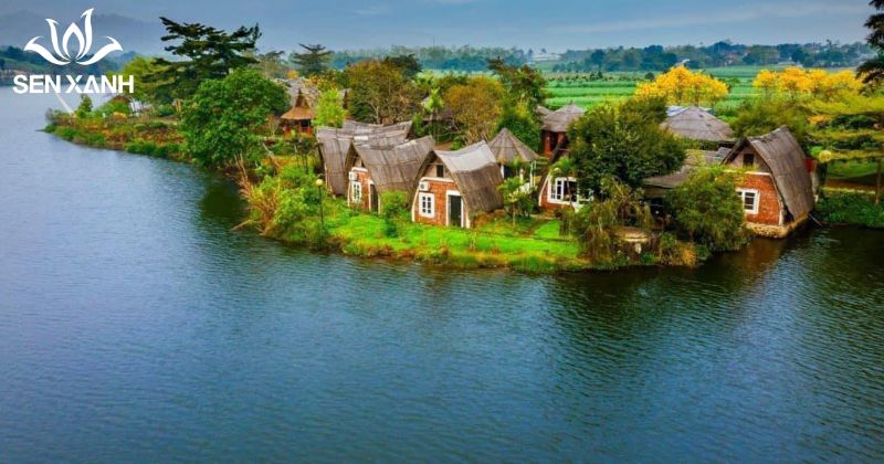 Tản Đ&agrave; Resort l&agrave; điểm đến quen thuộc với c&aacute;c doanh nghiệp tại H&agrave; Nội khi tổ chức team building