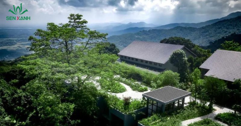 D&ugrave; kh&ocirc;ng qu&aacute; xa hoa, nhưng Amour Resort Ba Vi lại cực kỳ &ldquo;ăn ảnh&rdquo; nhờ thiết kế h&agrave;i h&ograve;a với thi&ecirc;n nhi&ecirc;n