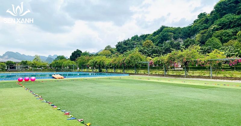 L&agrave;ng sỏi c&oacute; đồng cỏ rộng 