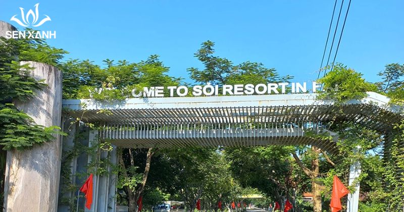 Làng Sỏi Resort In Farm tọa lạc tại xã Phú Thành, huyện Lạc Thủy, tỉnh Hòa Bình, khu vực Cầu Sỏi
