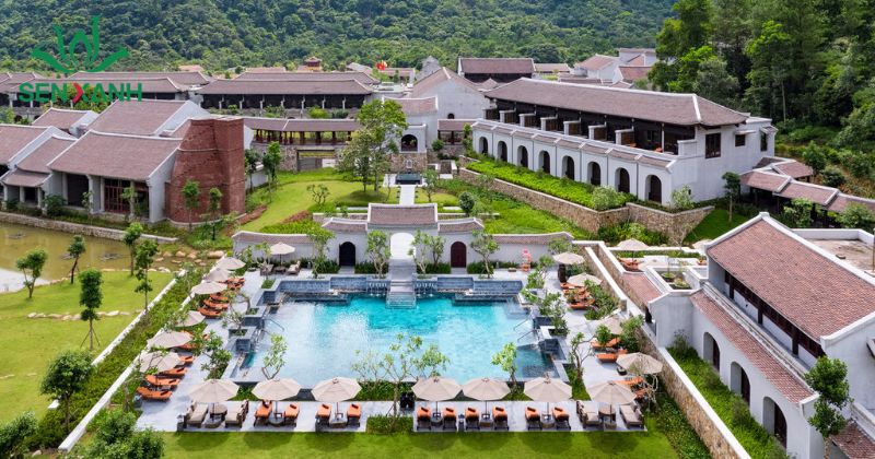 Nếu như kiến tr&uacute;c v&agrave; kh&ocirc;ng gian tổng thể mang đậm dấu ấn thiền &ndash; cung đ&igrave;nh thời Trần l&agrave; điểm nhấn của Legacy Y&ecirc;n Tử