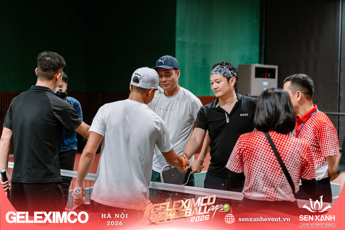 Hoạt động giao lưu tại giải đấu Pickleball Geleximco