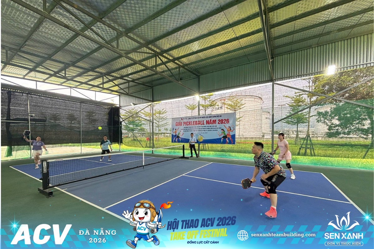 Bộ m&ocirc;n Pickleball tại hội thao ACV 2026