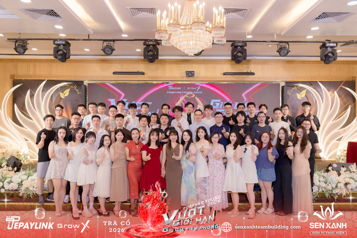 Tập thể Tepaylink x GrowX tại Tr&agrave; Cổ M&oacute;ng C&aacute;i