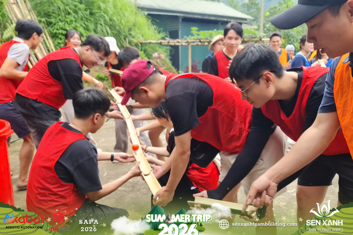 Game teambuilding đòi hỏi sự đoàn kết Game teambuilding đòi hỏi sự đoàn kết