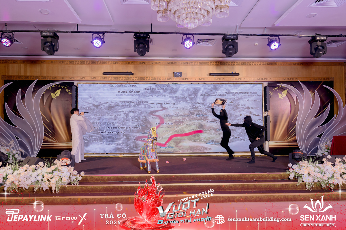 Hoạt động trong tiết mục nội bộ gala Tepaylink