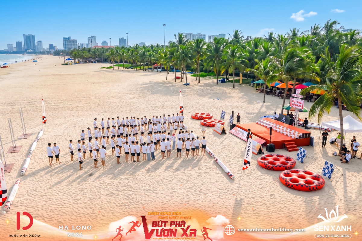 Khu vực Team Building Đồng Anh Media tại Hạ Long Khu vực Team Building Đồng Anh Media tại Hạ Long