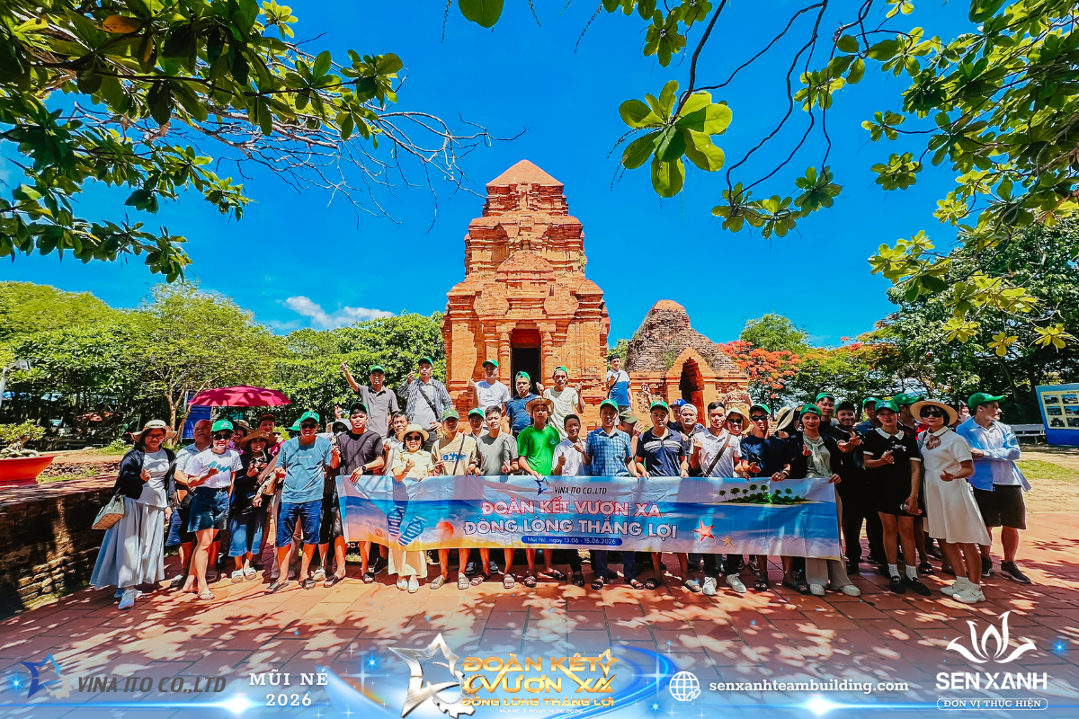 Tham quan Tháp Chàm Poshanur trong chuyến Company trip Vina Ito 2026 Tham quan Tháp Chàm Poshanur trong chuyến Company trip Vina Ito 2026