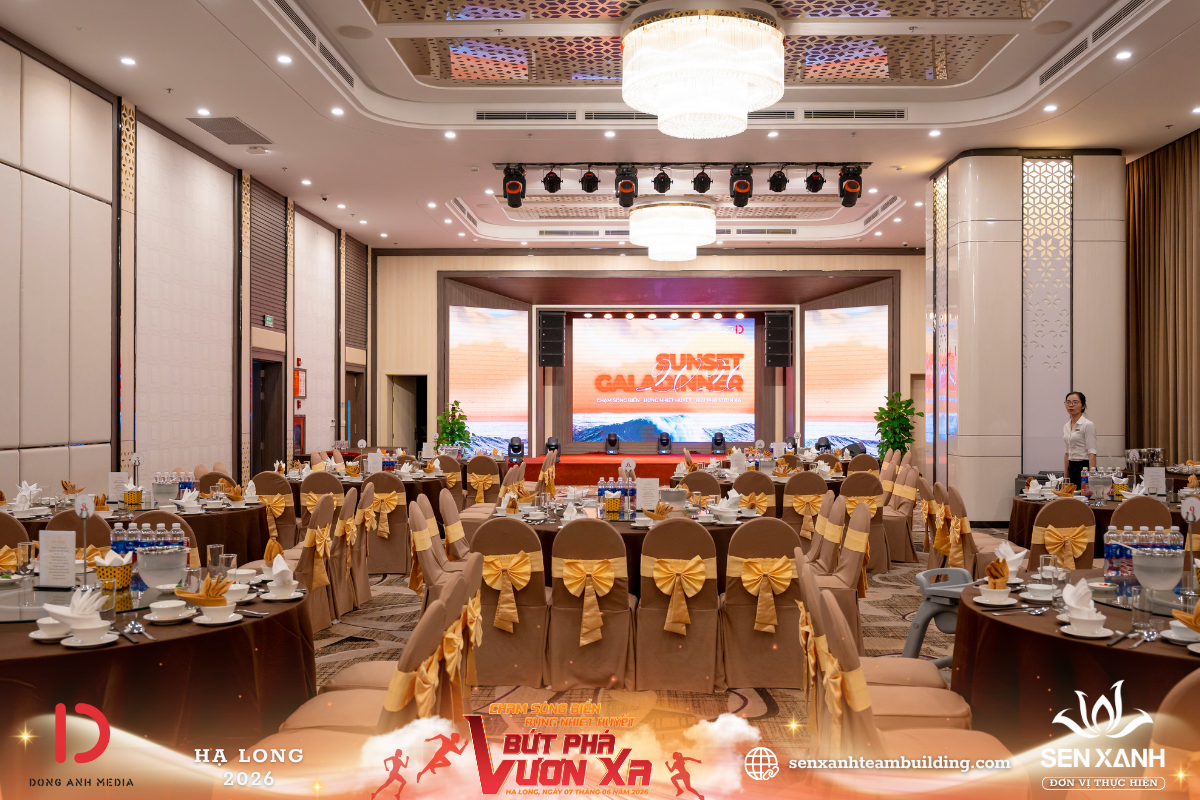 Tổ Chức Gala Dinner 2026 – Đồng Anh Media – Chạm sóng biển bừng nhiệt huyết bứt phá vươn xa Tổ chức Gala dinner 2026 Đồng Anh Media